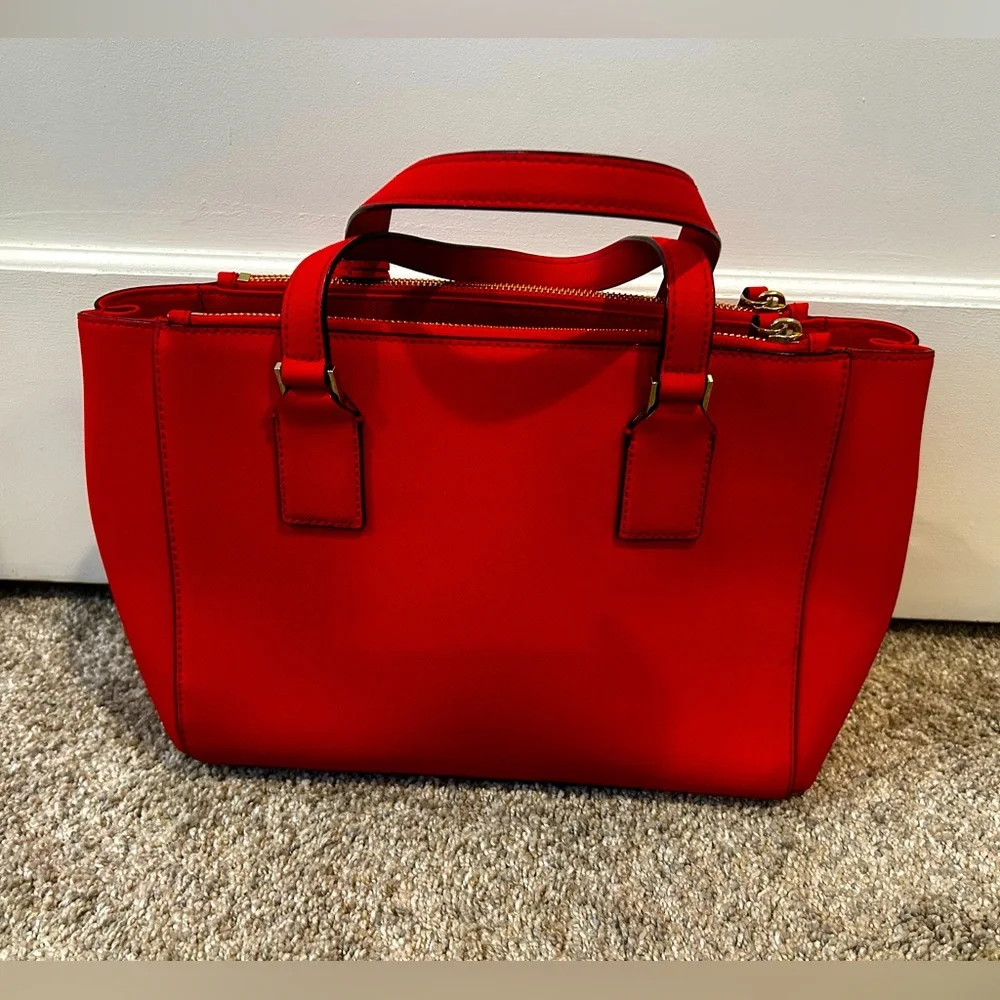 ♠️ EUC Kate Spade Prickly Pear (Red) Cameron Street Teegan Leather Bag